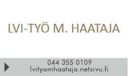 LVI-Työ Haataja M. logo